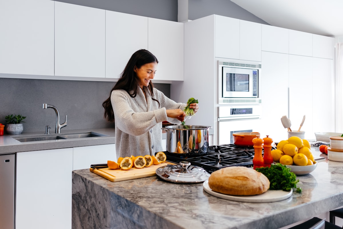 Fresh vegetables and healthy ingredients